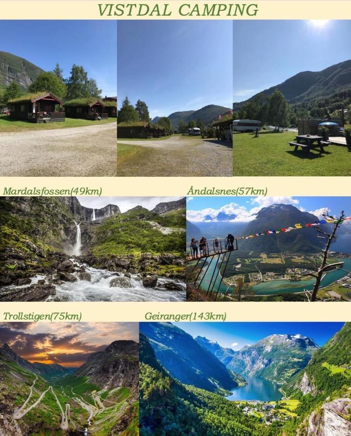 Vistdal Camping Myklebostad  Exterior foto